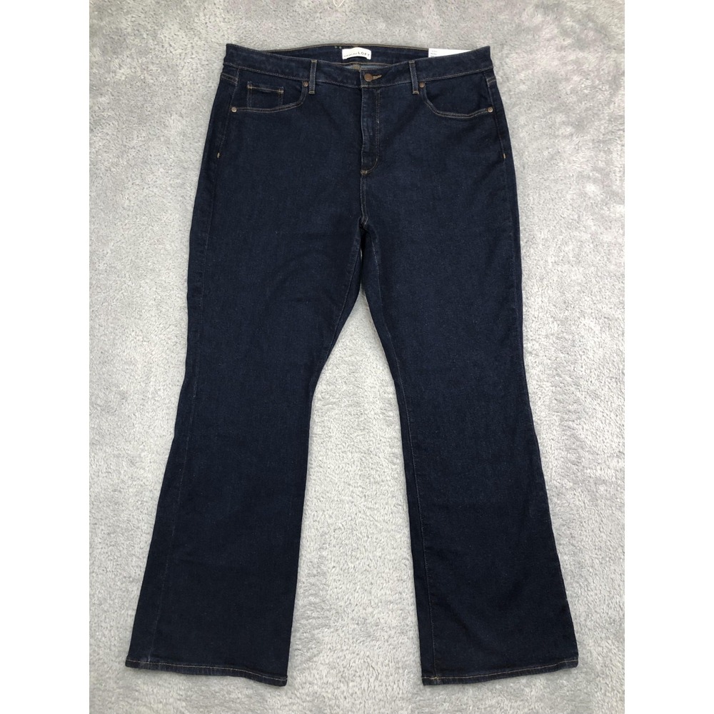 LOFT Jeans Womens 18/34 (39x31) Blue NWT The Boot Curvy Mid Rise Denim